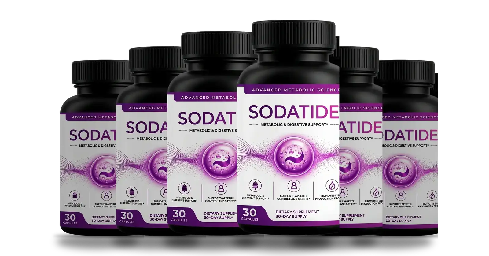 The SodaTide 6 bottles pack